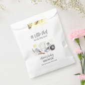 Minimalistisch Modern Little Chef Baby shower Bedankzakje (Gezegeld)