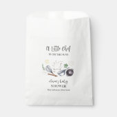 Minimalistisch Modern Little Chef Baby shower Bedankzakje (Voorkant)