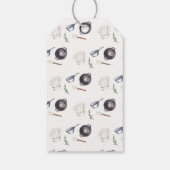 Minimalistisch Modern Little Chef Baby shower Cadeaulabel (Achterkant)