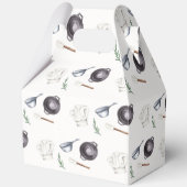 Minimalistisch Modern Little Chef Pattern Baby sho Bedankdoosjes (Voorkant)
