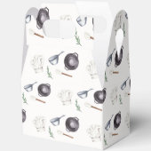 Minimalistisch Modern Little Chef Pattern Baby sho Bedankdoosjes (Open)