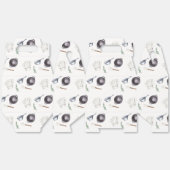 Minimalistisch Modern Little Chef Pattern Baby sho Bedankdoosjes (Ongevouwen)