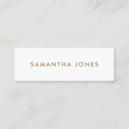 Minimalistisch Modern Mini Visitekaartje