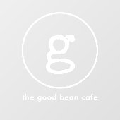 Minimalistisch modern model voor kleine bedrijven raamsticker (Vel)