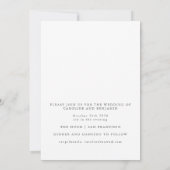 Minimalistisch modern, modern, op de voorzijde geb kaart (Achterkant)