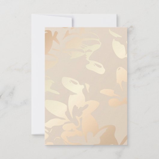 Minimalistisch Modern Monochrome Bruiloft Save the Date (Achterkant)