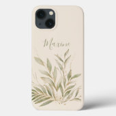 Minimalistisch Modern Monogram Elegant Case-Mate iPhone Case (Achterkant)