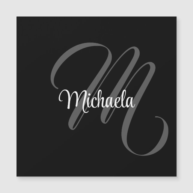 Minimalistisch modern monogram initiaal (Voorkant)