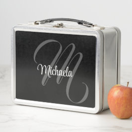 Minimalistisch modern monogram initiaal