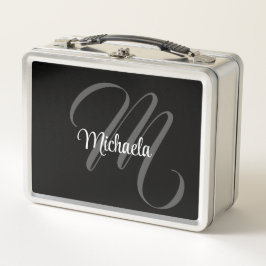 Minimalistisch modern monogram initiaal