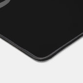 Minimalistisch modern monogram initiaal bureaumat (Hoek)