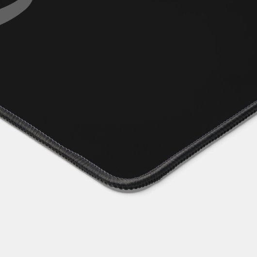 Minimalistisch modern monogram initiaal bureaumat (Hoek)