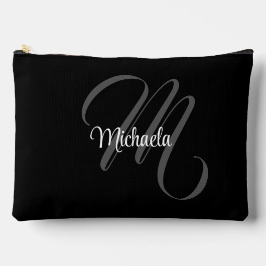 Minimalistisch modern monogram initiaal etui (Voorkant)