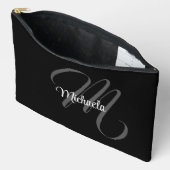 Minimalistisch modern monogram initiaal etui (Open)