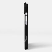 Minimalistisch modern monogram initiaal iPhone hoesje (Linkerkant)
