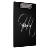 Minimalistisch modern monogram initiaal klembord (Rechts)