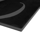 Minimalistisch modern monogram initiaal snijplank (Hoek)