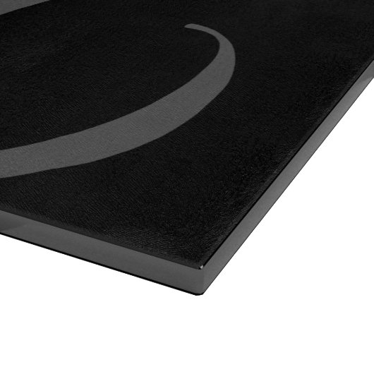 Minimalistisch modern monogram initiaal snijplank (Hoek)