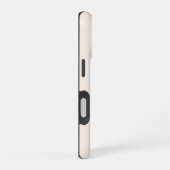 Minimalistisch modern monogram iPhone 16 hoesje (Rechterkant)