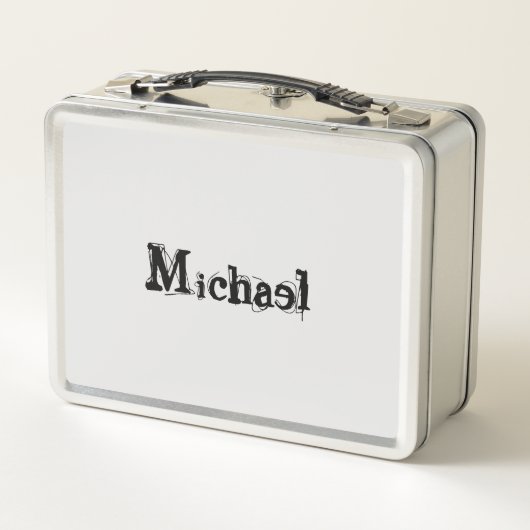 Minimalistisch modern monogram, zwarte grijs (Achterkant)