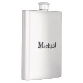 Minimalistisch modern monogram, zwarte grijs flacon (Rechts)