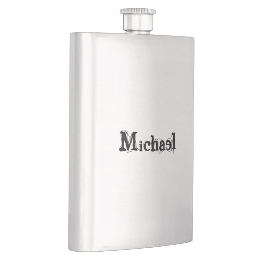 Minimalistisch modern monogram, zwarte grijs flacon (Rechts)