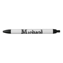 Minimalistisch modern monogram, zwarte grijs inkt pen