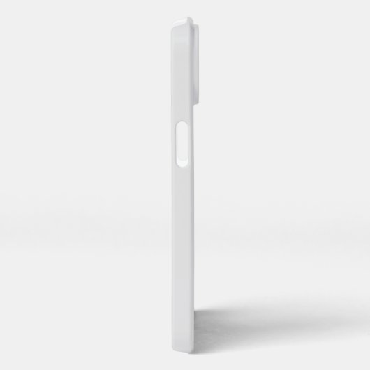 Minimalistisch modern monogram, zwarte grijs iPhone hoesje (Rechterkant)