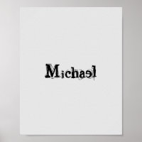Minimalistisch modern monogram, zwarte grijs