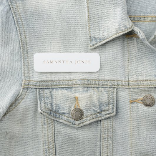 Minimalistisch Modern Naamplaatje (In situ)