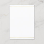 Minimalistisch modern ontwerp creatieve profession visitekaartje (Achterkant)