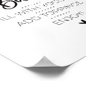 Minimalistisch Modern Parfait Bar Brunch Sign Poster (Hoek)