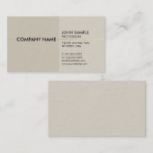 Minimalistisch modern professioneel elegant design visitekaartje (Voorkant / Achterkant)