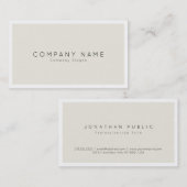 Minimalistisch Modern Professioneel Elegant Kleur  Visitekaartje (Voorkant / Achterkant)