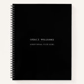 Minimalistisch Modern Professioneel Notitieboek (Voorkant)