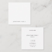 Minimalistisch Modern Professioneel Trendy Sjabloo Vierkante Visitekaartje (Voorkant / Achterkant)