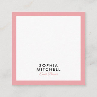 Minimalistisch Modern Professioneel Vierkante Visitekaartje