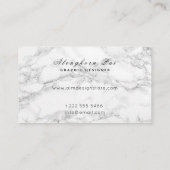 Minimalistisch modern professioneel Visitekaartje (Achterkant)