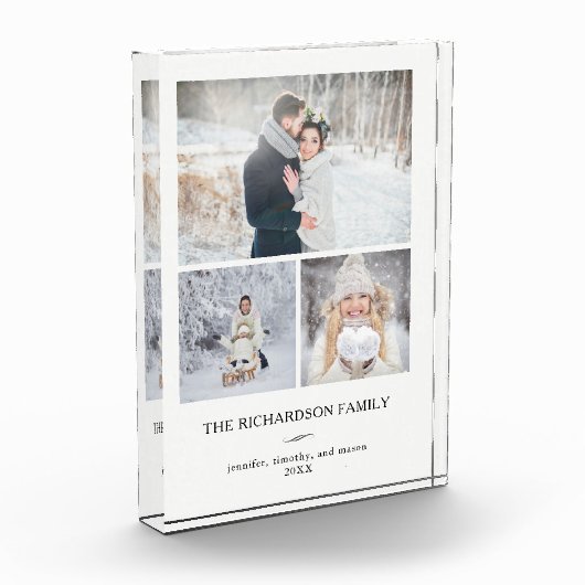 Minimalistisch modern raster | Drie foto's (Links)