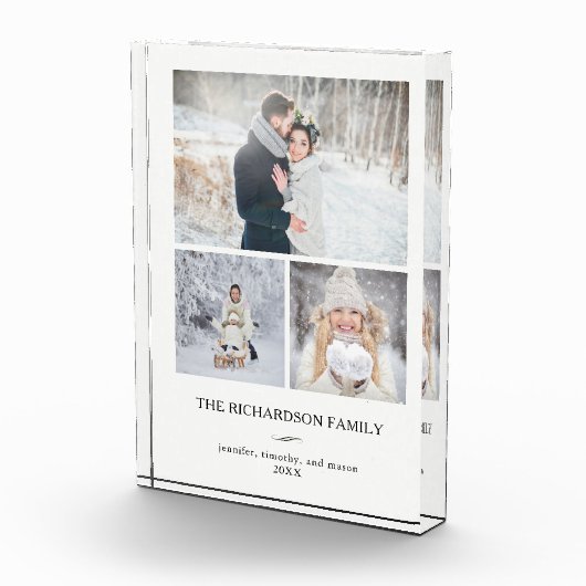 Minimalistisch modern raster | Drie foto's (Rechts)