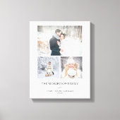 Minimalistisch modern raster | Drie foto's Canvas Afdruk (Voorkant)