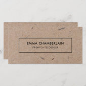 Minimalistisch modern ritueel papier bedankkaart (Voorkant / Achterkant)