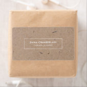 Minimalistisch modern ritueel papier etiket (Insitu)