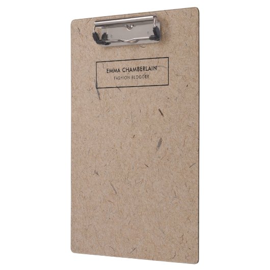 Minimalistisch modern ritueel papier klembord (Links)