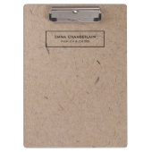 Minimalistisch modern ritueel papier klembord (Voorkant)