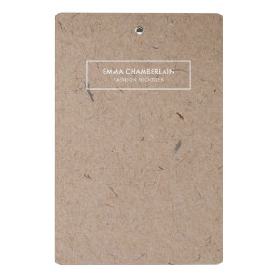 Minimalistisch modern ritueel papier mini klembord