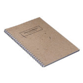 Minimalistisch modern ritueel papier notitieboek (Rechterzijde)