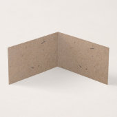 Minimalistisch modern ritueel papier visitekaartje (Binnen)