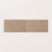 Minimalistisch modern ritueel papier visitekaartje (Binnenkant ongevouwen)