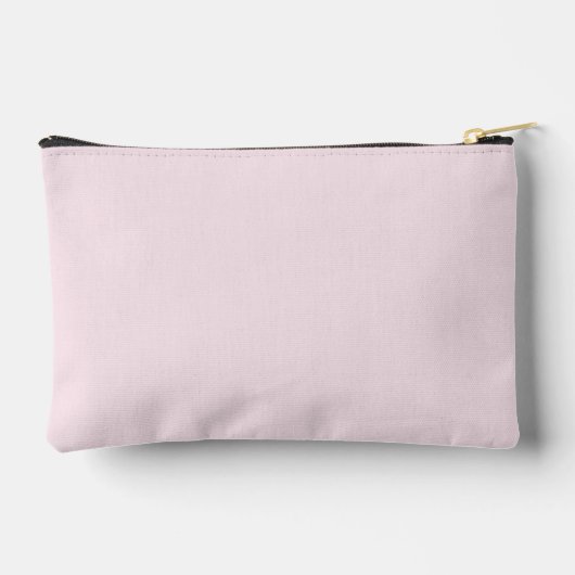 Minimalistisch Modern Roze Initiaal Monogram Etui (Achterkant)